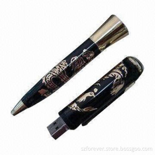 USB Pen Drive with 1 to 64GB Flash Memory Capacity, Available in Various Designs